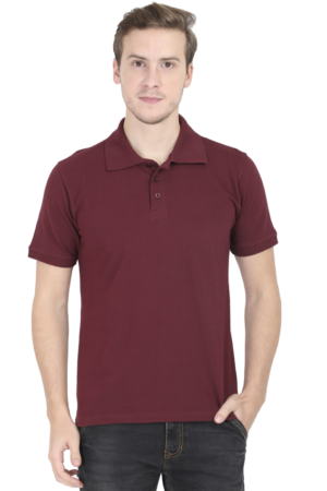 Men Classic Polo Tshirt- Maroon