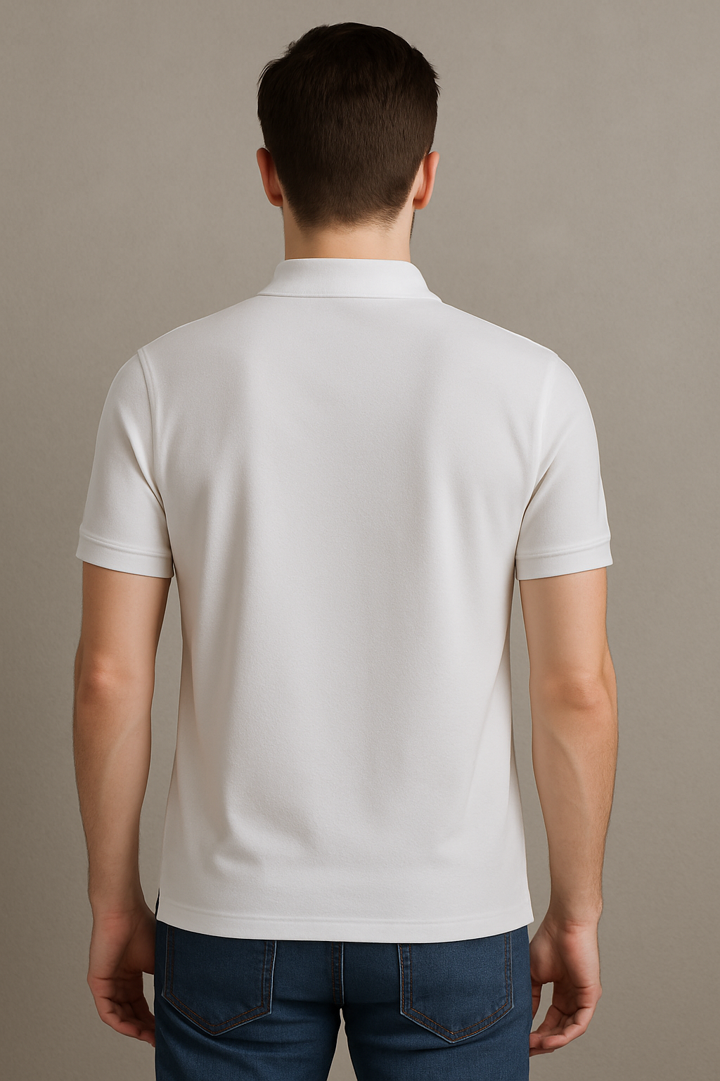 Men Classic Polo Tshirt - White - Image 3