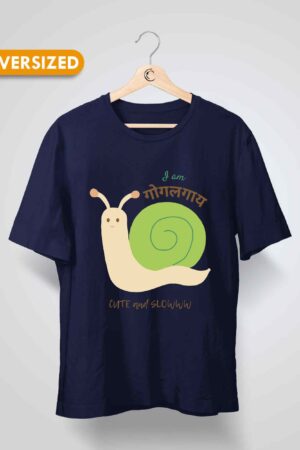 Oversized T-shirt – Navy Blue